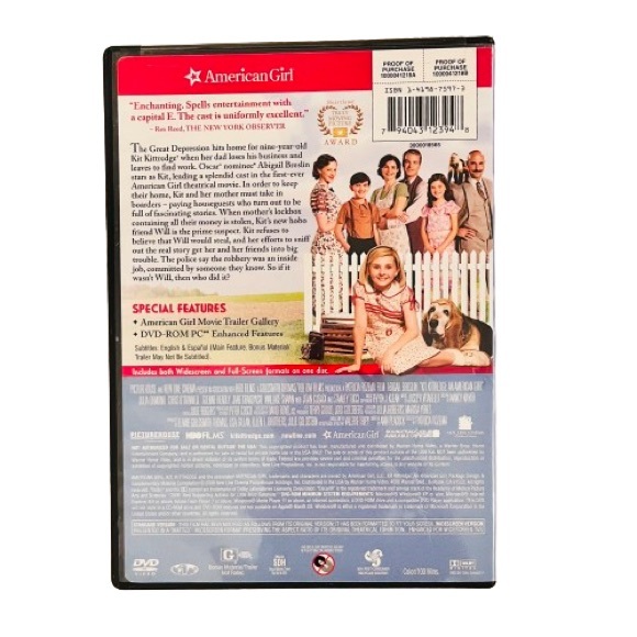 NWT- Kit Kittredge: An American Girl DVD - Picture 3 of 4
